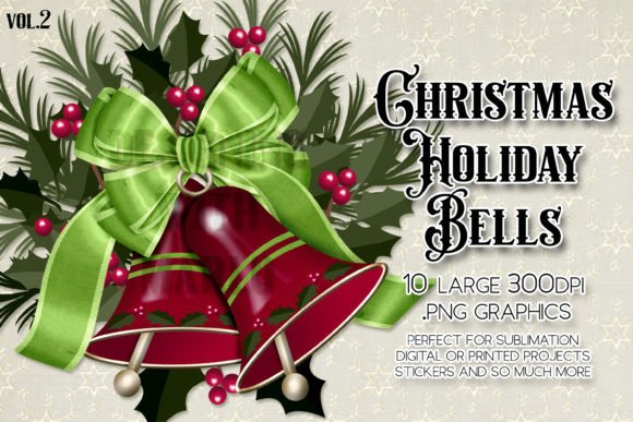 Download Christmas Bell Holiday Graphics Set 2 - Christmas Collection