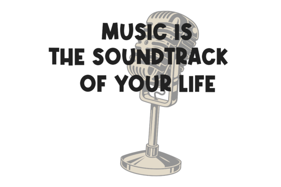 Download Typography Retro Music is the Soundtrack - Premium Bundle